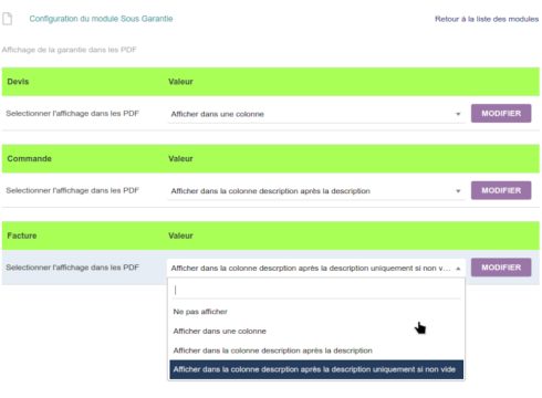 Gestion de garantie – Image 2